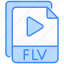 flv, file, document, extension, format, type, flv-file, file-type, video 