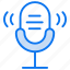 microphone, mic, audio, sound, music, recording, record, voice, speaker, media 
