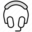 headphone, headset, music, earphone, audio, sound, support, earphones, headphones, device