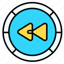 previous, arrow, back, left, direction, backward, button, left-arrow, navigation, music
