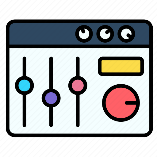Sound mixer, equalizer, setting, audio, mixer, adjustment, sound icon - Download on Iconfinder