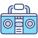 boombox, music, audio, stereo, speaker, sound, radio, player, cassette-player