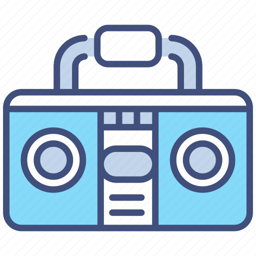Boombox, music, audio, stereo, speaker, sound, radio icon - Download on Iconfinder