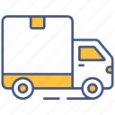 delivery truck, delivery, truck, shipping, transport, vehicle, shipping-truck, package, box