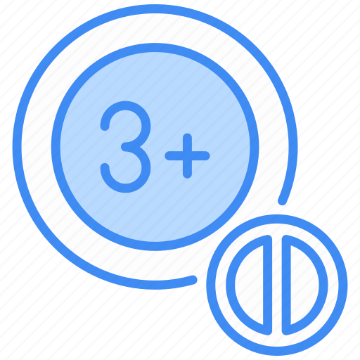 Age restriction, age-limit, age, restriction, plus, adult, six-plus icon - Download on Iconfinder