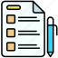 task, list, checklist, business, schedule, document, clipboard, management, planning, report 