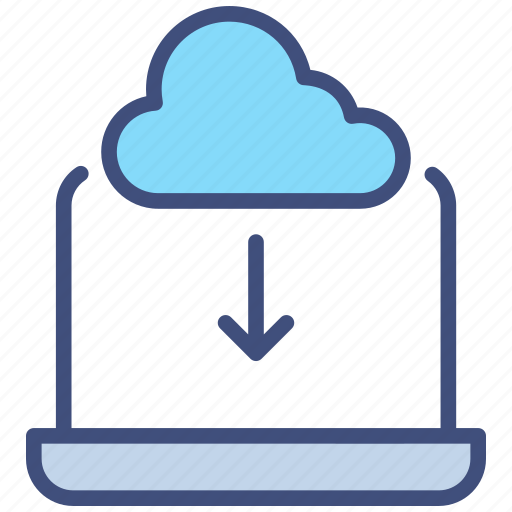 Data download, download, downloading, storage, data, cloud, server icon - Download on Iconfinder