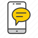 message, chat, communication, mobile, chatting, phone, conversation, text, bubble, smartphone