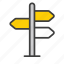 sign, direction, signpost, hanging, direction-board, signage, billboard, shop, road-sign 