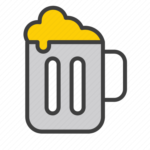 Beer, drink, alcohol, beer glass, beer-mug, glass, cup icon - Download on Iconfinder