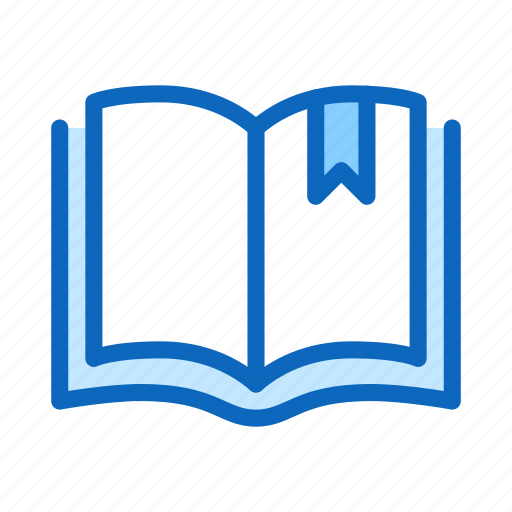Book, bookmark, education, library, open icon - Download on Iconfinder