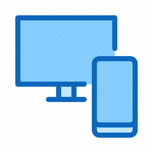 Computer, desktop, mobile, pc, phone, smartphone icon - Download on Iconfinder