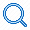 find, glass, magnifier, search, view