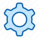 blue, cogwheel, engine, gear, setting, settings, tabbaricons