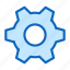 blue, cogwheel, gear, service, setting, settings, tabbaricons 