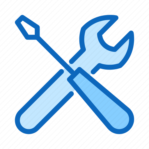 Blue, fix, setting, settings, tabbaricons, tool, wrench icon - Download on Iconfinder