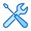 blue, fix, setting, settings, tabbaricons, tool, wrench 