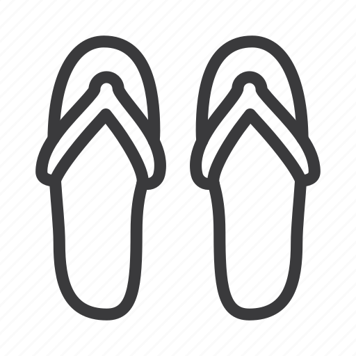 Beach, fashion, footwear, shoes, slippers, summer icon - Download on Iconfinder