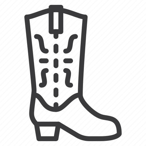 Boot, cowboy, fashion, footwear, shoes icon - Download on Iconfinder