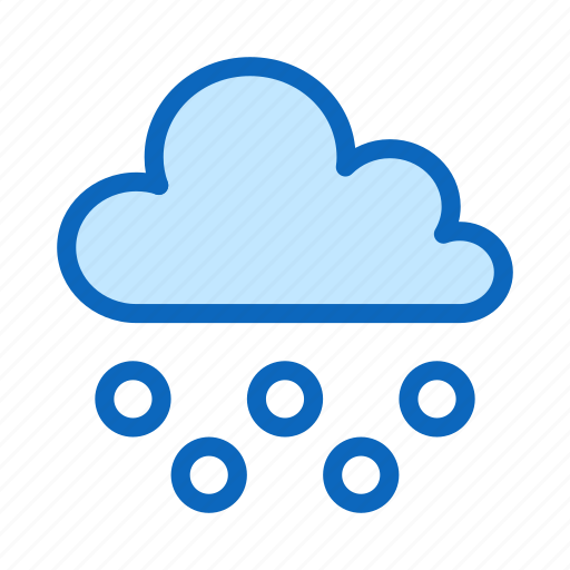 Cloud, forecast, hail, weather icon - Download on Iconfinder