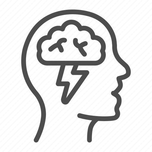 Brain, head, human, idea, lightning, mind, intelligence icon - Download on Iconfinder