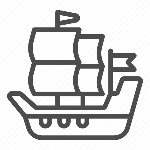 Discovery, travel, ship, sea, fort, fence, boat icon - Download on Iconfinder