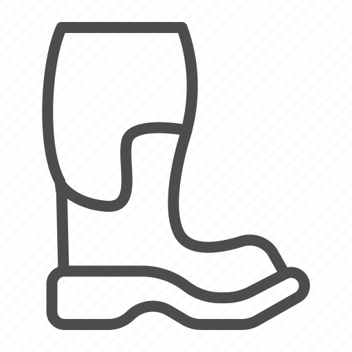 Rubber, boot, footwear, foot, wear, gumboots, shoe icon - Download on Iconfinder