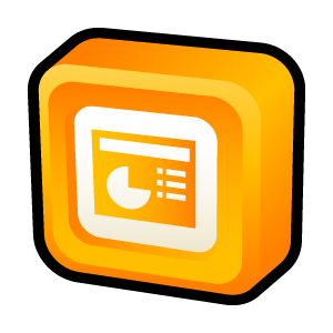 Microsoft, office, powerpoint icon - Free download