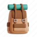 backpacking, travel bag, camping, baggage 