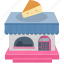 cake, shop, store, house, building 