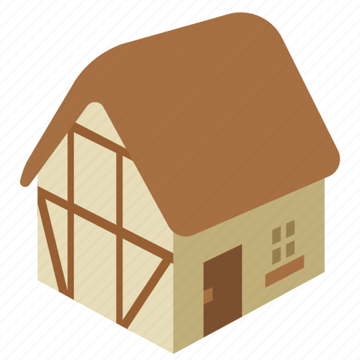 Building, cabin, chalet, cottage, house, thatched icon - Download on Iconfinder