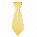 tie, business, yellow tie