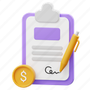 contract, clipboard, business, deal, agreement, list, document, money 
