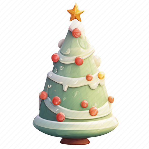 Christmas, tree, holiday, decoration, plant, winter, xmas 3D illustration - Download on Iconfinder