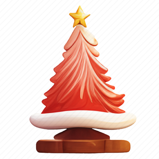 Christmas, tree, holiday, decoration, plant, winter, xmas 3D illustration - Download on Iconfinder