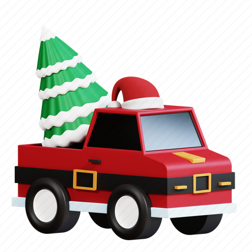 Christmas, merry, december, snow, santa, ceremony, celebrate 3D illustration - Download on Iconfinder