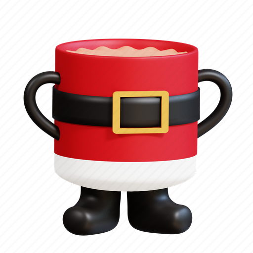 Christmas, merry, december, snow, santa, ceremony, celebrate 3D illustration - Download on Iconfinder