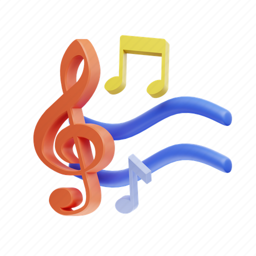 Music, audio, player, song, speaker, volume 3D illustration - Download on Iconfinder