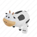 cow, cute, livestock, barn, farmer, animal