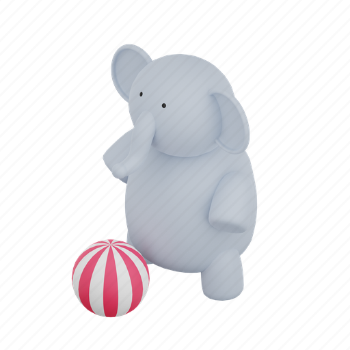Elephant, circus, entertainment, cute, animal icon - Download on Iconfinder