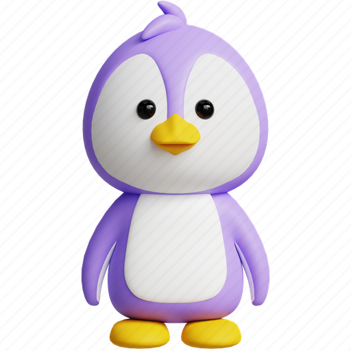 Penguin, 3d, iceberg, animal, melting, ice, cute bird 3D illustration - Download on Iconfinder