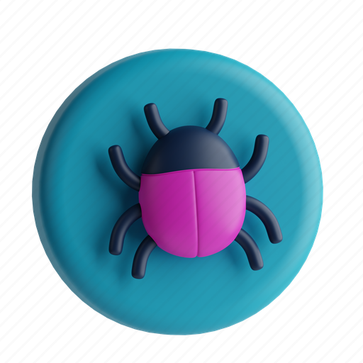 Bug, insect, debugging, software error 3D illustration - Download on Iconfinder
