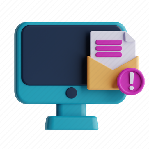 Email filtering, junk mail, phishing scams, spam email 3D illustration - Download on Iconfinder