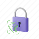 biometric, lock, cyber, fingerprint, identification, password, secure, protection, shield 