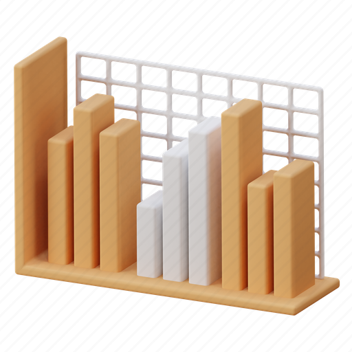 Bar chart, analytics, diagram, statistics 3D illustration - Download on Iconfinder
