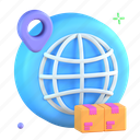 international, shipping, globe, earth 