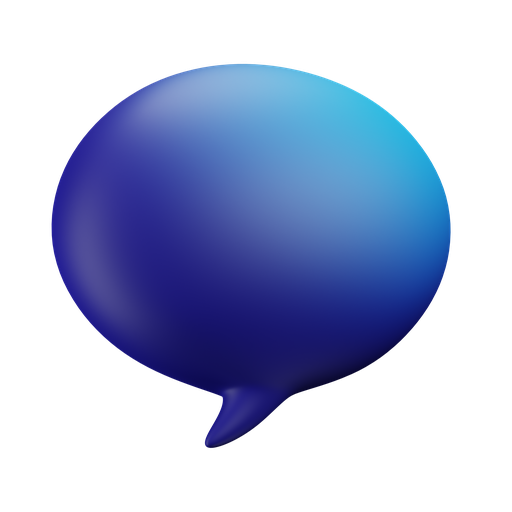 Chat, message, bubble 3D illustration - Free download