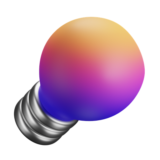 Bulb, lightbulb, idea, innovation 3D illustration - Free download