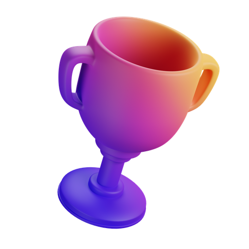 Trophy, winner, prize, achievement, champion, victory 3D illustration - Free download