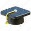 hat, graduation, graduate, graduation cap, mortarboard, cap, education, diploma, degree 